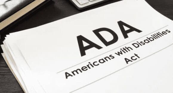 ADA packet of paper